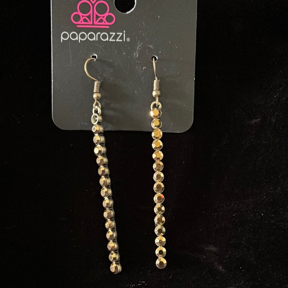 Paparazzi Gold Dangle Earrings